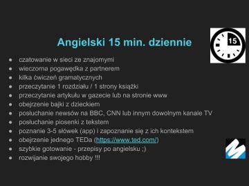 Angielski 15 min. dziennie